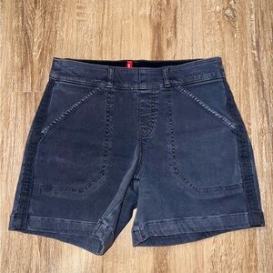 SPANX | SPANX Stretch Twill 6” Black Jean Shorts